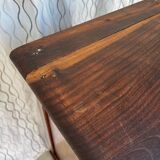 Vintage solid wood bedside table