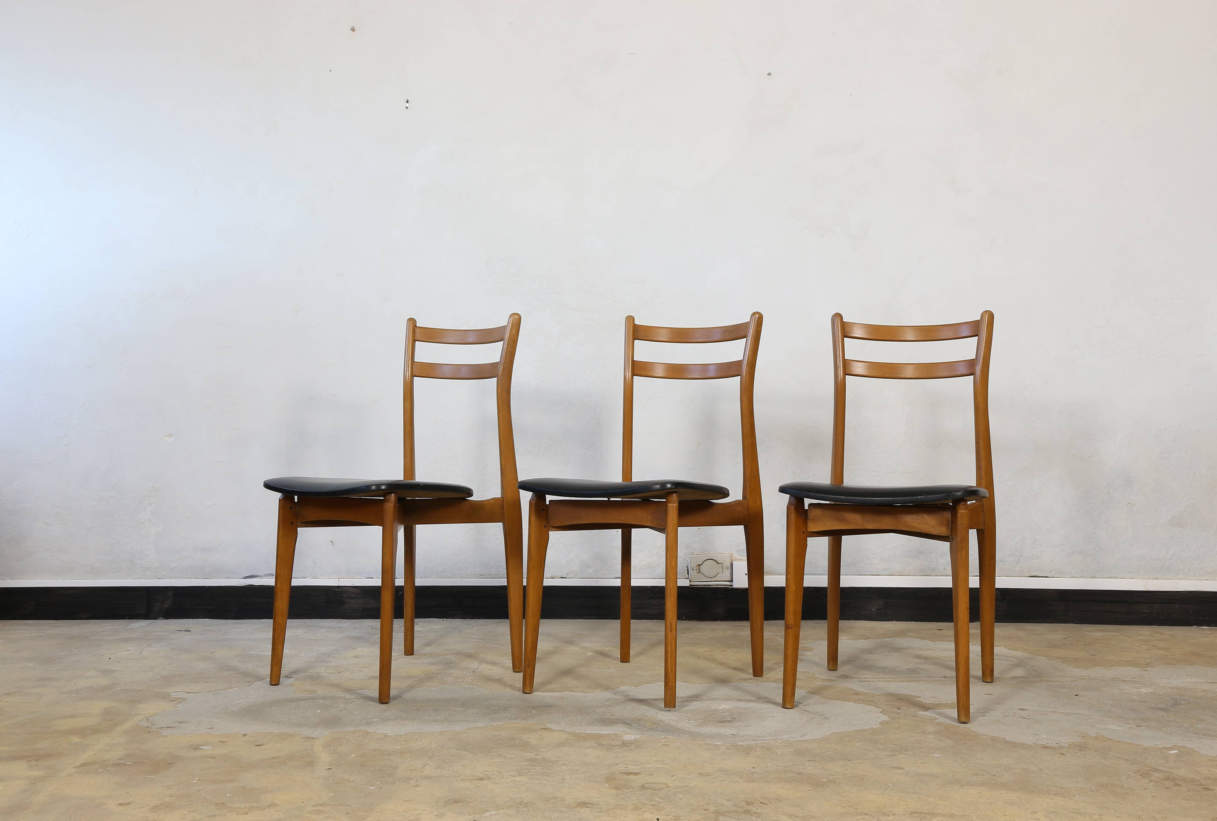Chaises vintage scandinave 1960