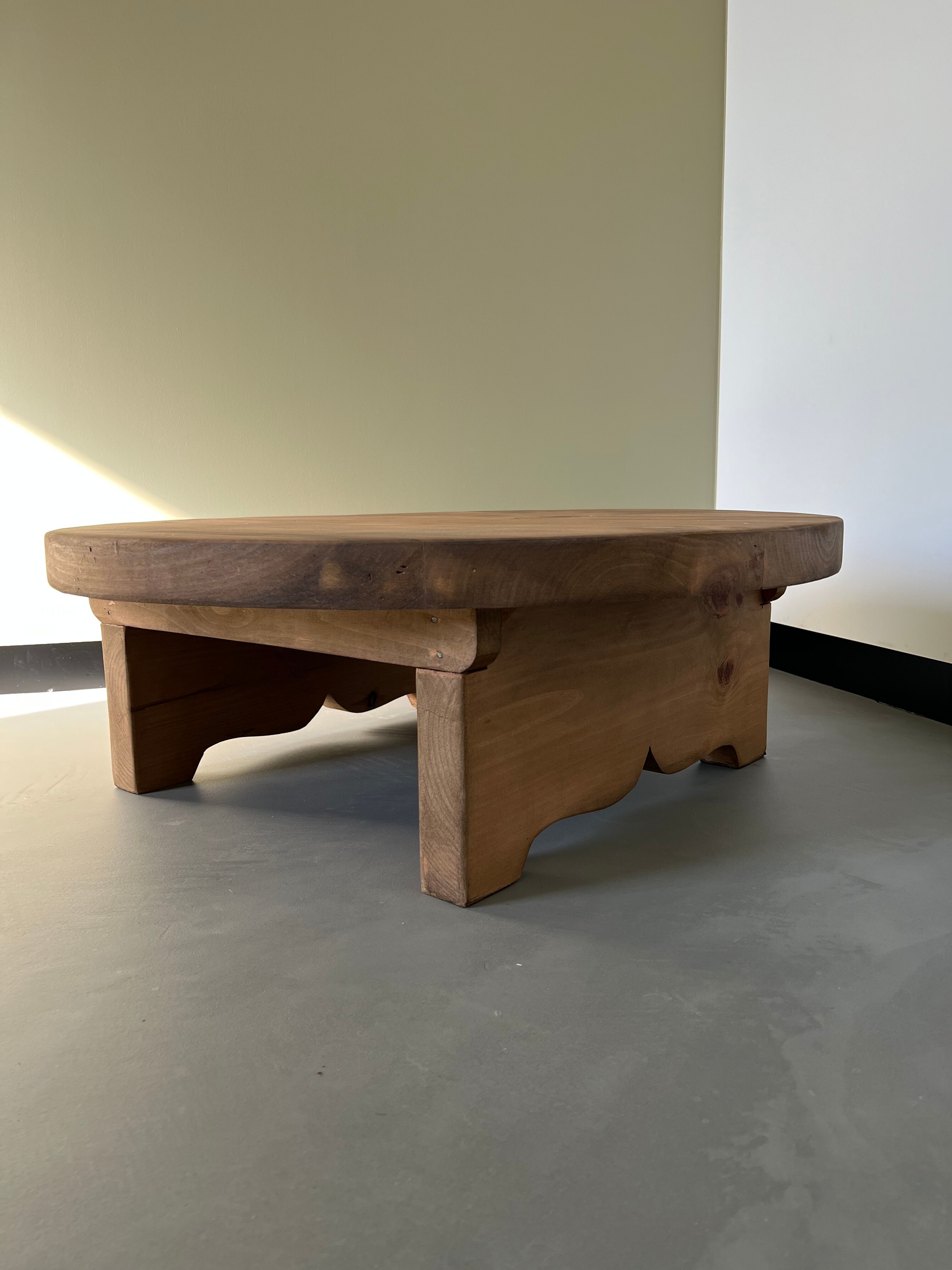 Pine coffee table, 50s