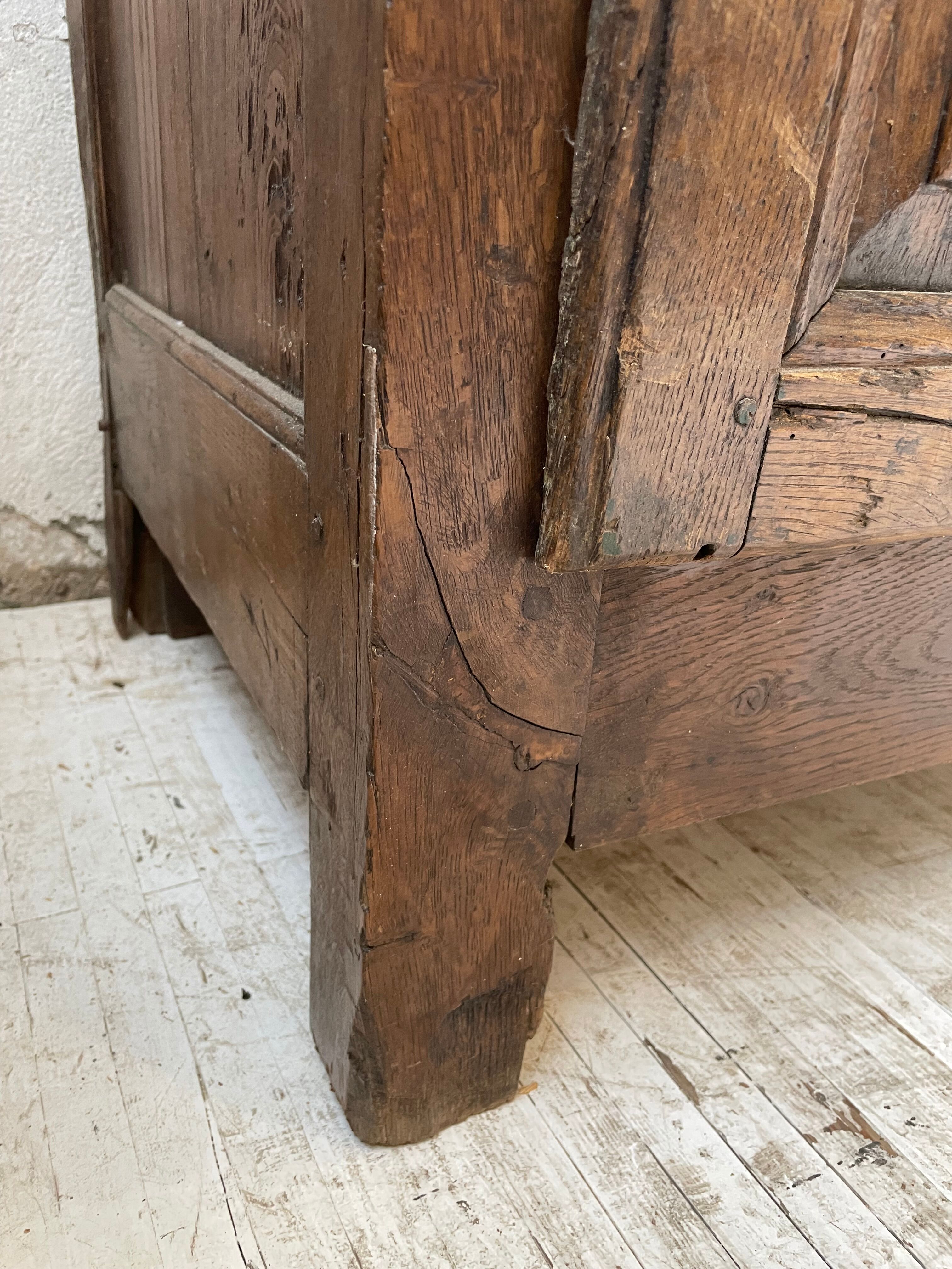 Savoyard solid oak cabinet XVIIIth