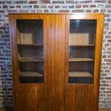 Art Deco mahogany library from the 1930s.