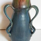 Duo of Flemish pottery of Charles and Auguste Maes early twentieth century
