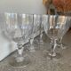 Set of 6 large Baccarat crystal wine glasses, balloon model