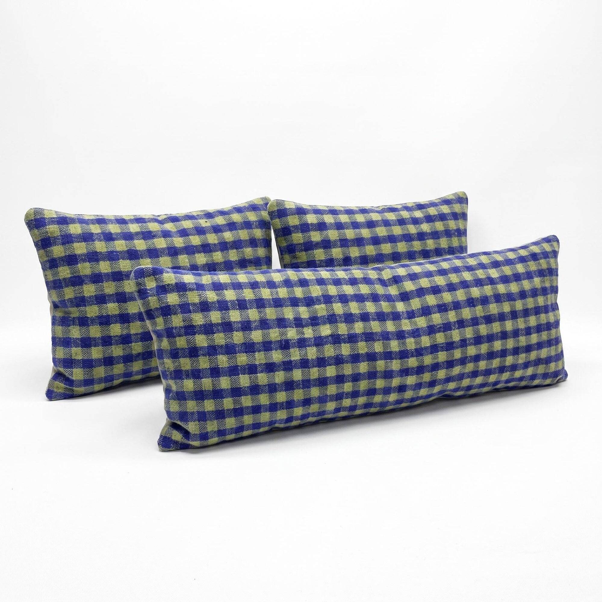 Set of 3 vintage kilim cushion covers 41x119 cm