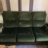 Velvet sofa bed
