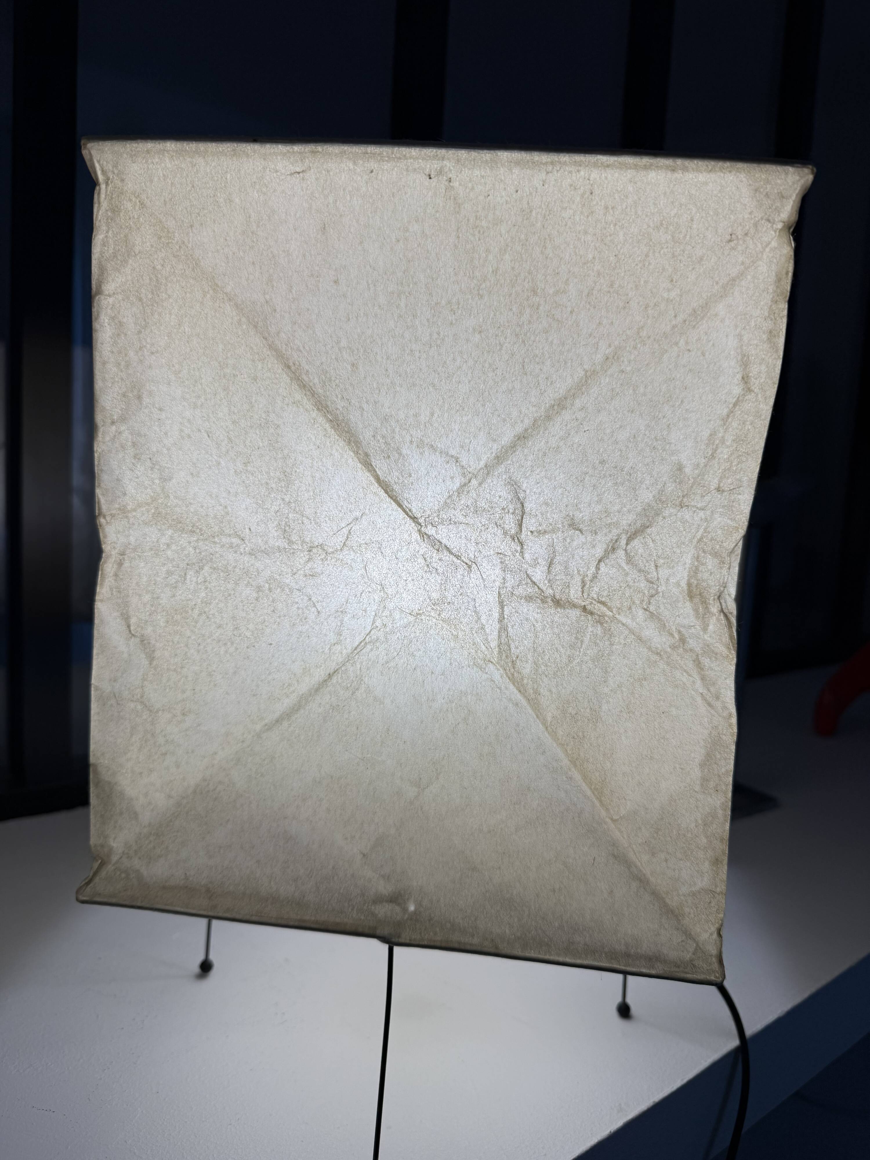 Vintage 80s lamp design ISAMU NOGUCHI no VITRA AKARI Japan