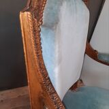 Pair of Louis XVI style armchairs