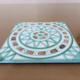 Robert Picault dyed ceramic flat 1950s 60s