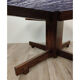 Vintage coffee table in resin and rosewood around 1960