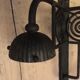 Wrought iron wall lamp