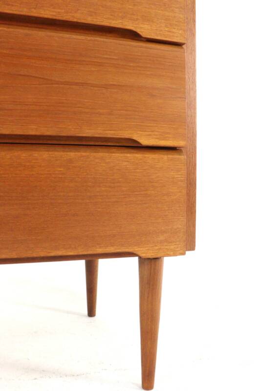 Large tall XL Danish chest of drawers - mid century modern in teak
