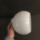 White glass globe
