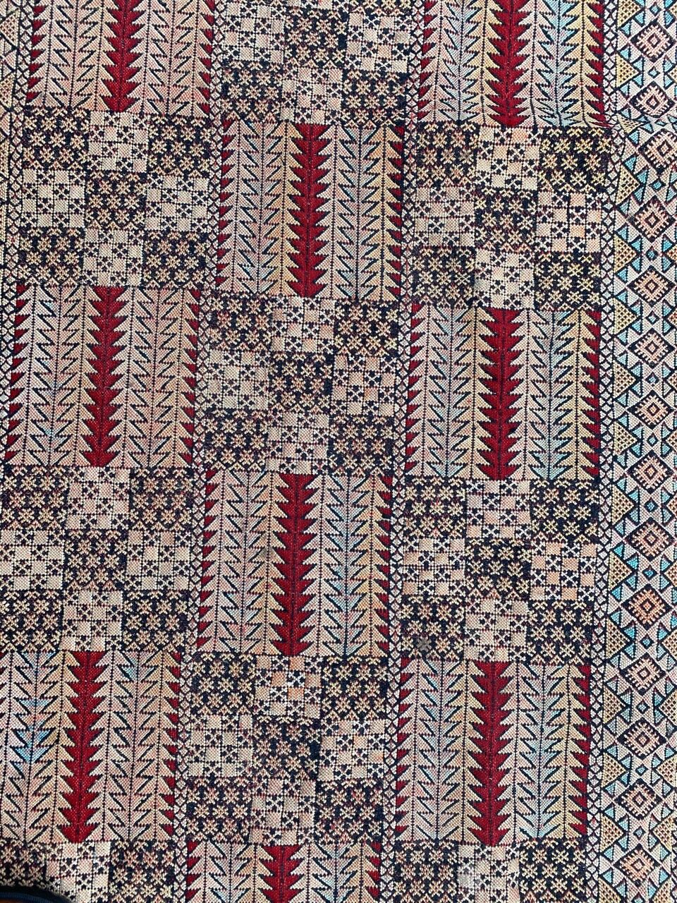 Vintage Moroccan Kilim carpet corridor 79x295 cm