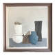 Alain ozanne, contemporary artist. still life. acrylic and gouache.
