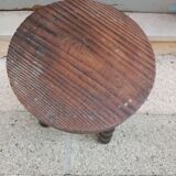 Pearl wood tripod stool