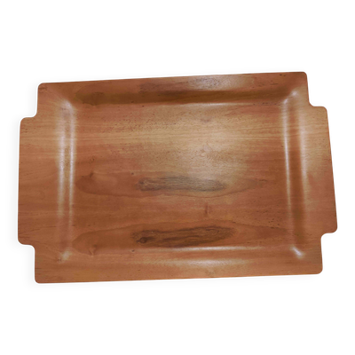 Plateau Ikea vintage feuille de bois formé