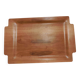 Vintage Ikea tray shaped wood leaf