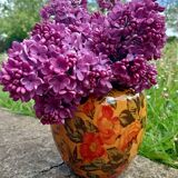 Vase fleurie  vintage
