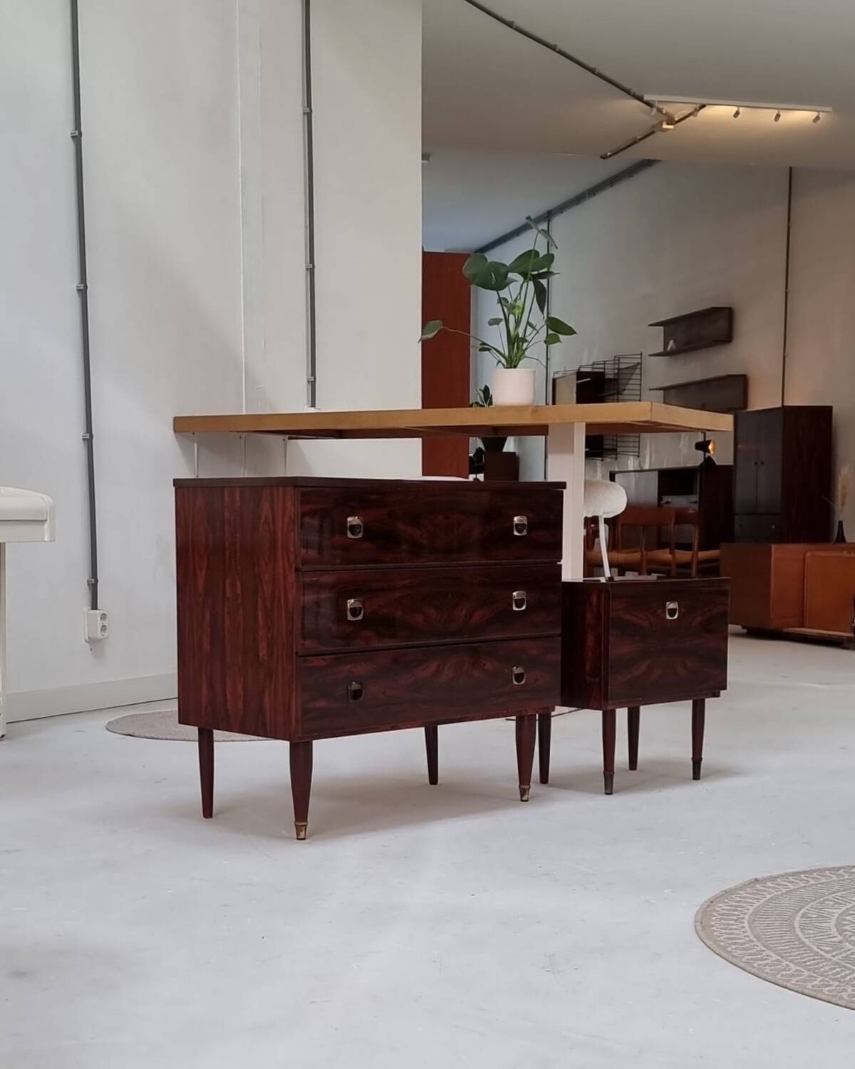 Commode et chevet, milieu XXème
