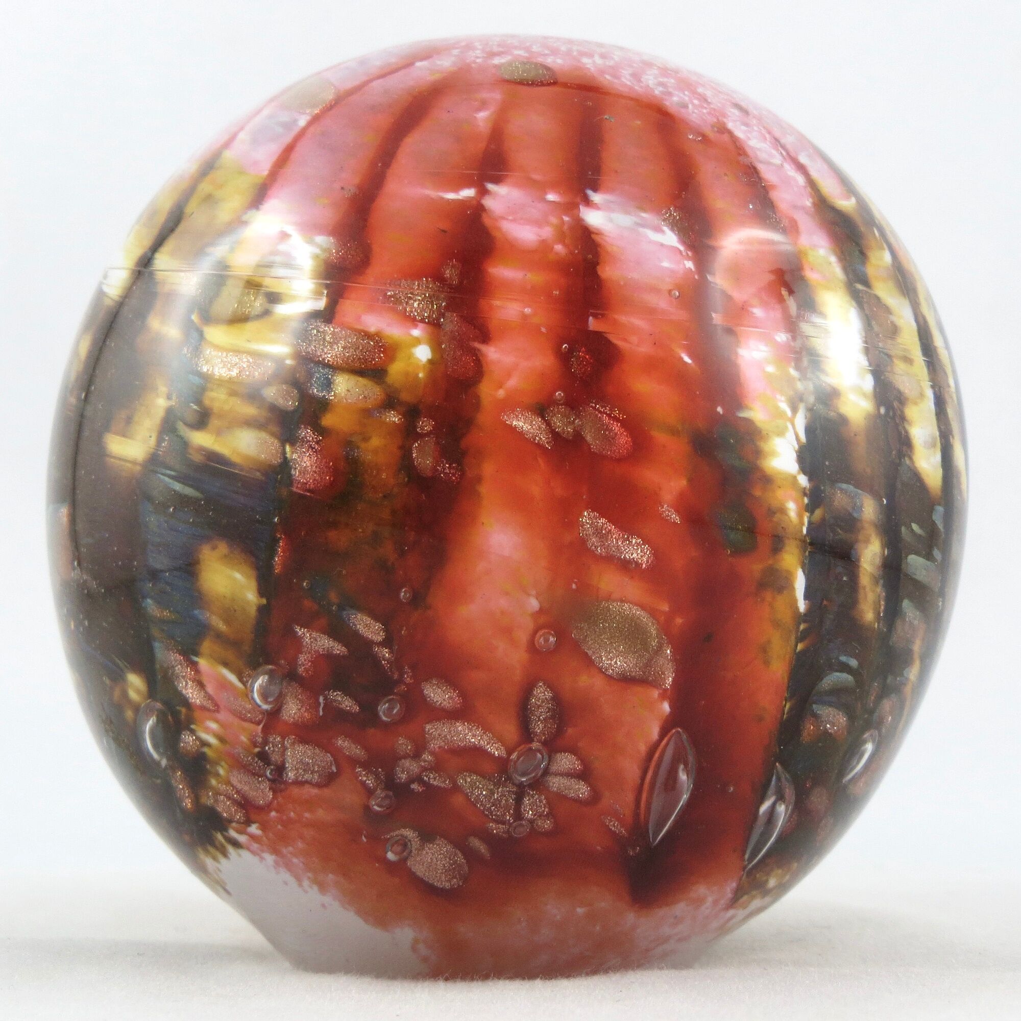 Michele Luzoro press-paper sulfure biot glass glass paperweight novaro/saba