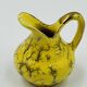 Pichet miniature de collection jaune et or fin