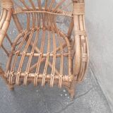 Fauteuil enfant en rotin