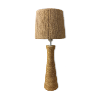 Vintage lamp in rope