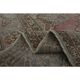 1970s Vintage Persian Handmade Wool Cotton Pink Area Rug 243x353
