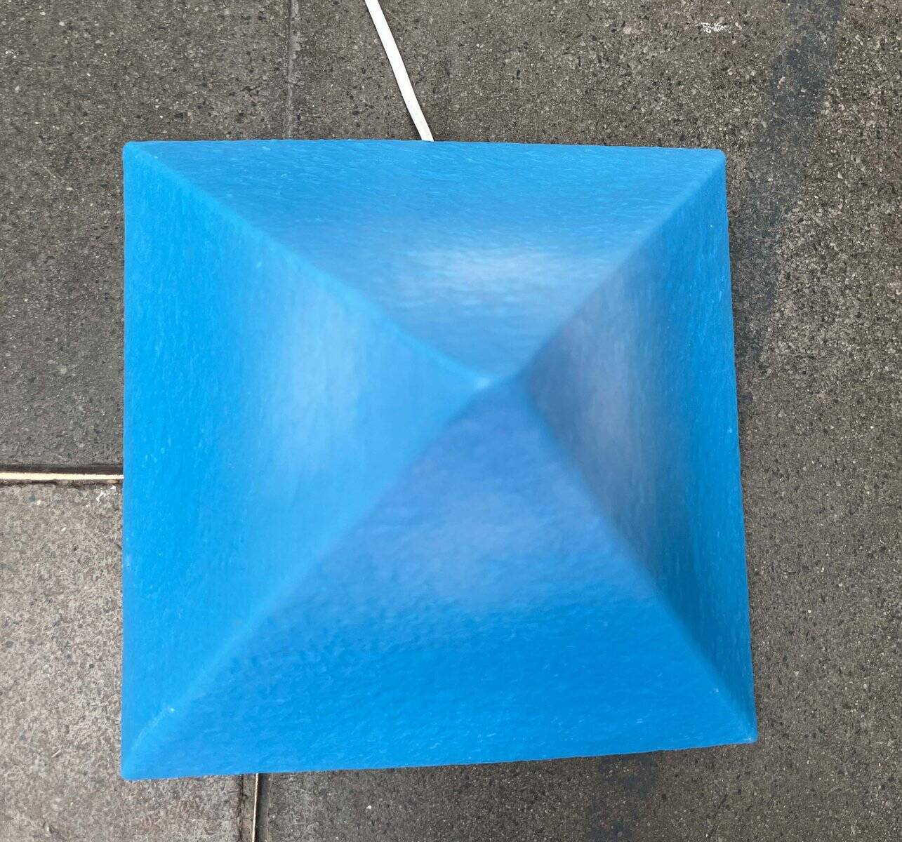 Postmodern Pyramide Shape Floor or Table Lamp from Heico, 1980s