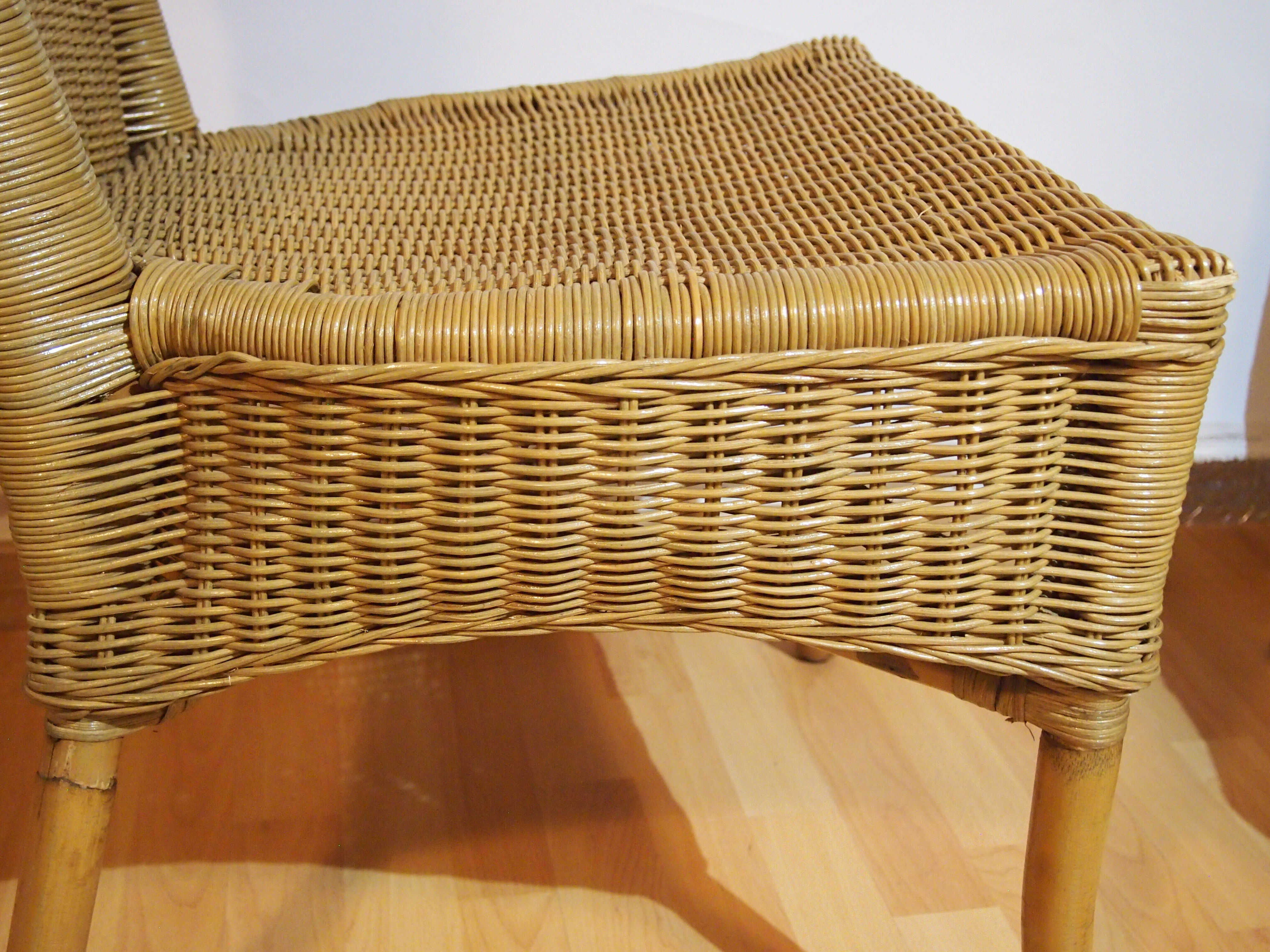 4 rattan chairs