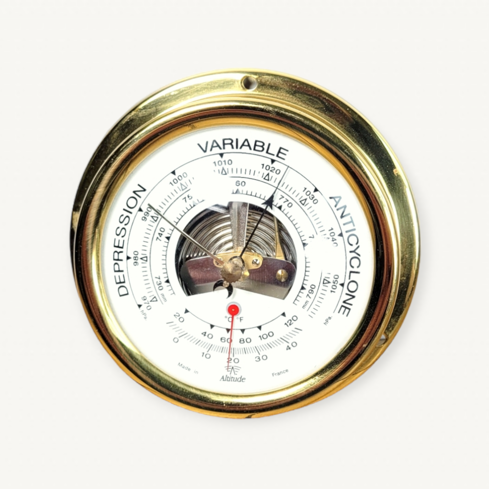 Barometer on-board thermometer Altitude