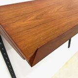 Teak Vintage Magazine Shelf By Kai Kristiansen For FM Modular Wall System.