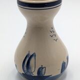 Blue ceramic vase