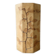 Octagonal vase by Raymonde Leduc, herbarium decoration, circa 1970