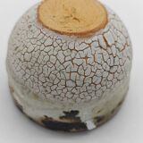 Trilogie de tasses ou gobelets japonisants de la céramiste danoise Gutte Eriksen technique de RAKU