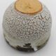 Trilogie de tasses ou gobelets japonisants de la céramiste danoise Gutte Eriksen technique de RAKU