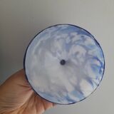 Murano glass opaline candy dish