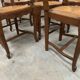 Set of eight 20th-century Regency-style chairs in solid oak