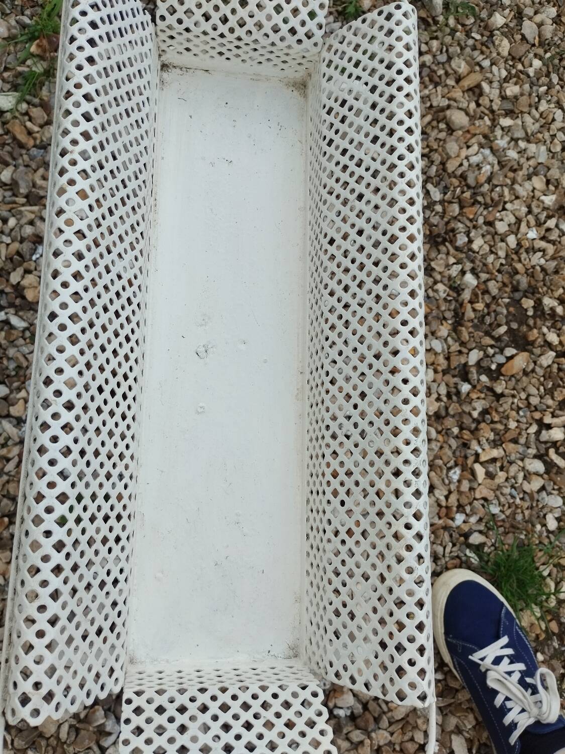 Antique vintage wrought iron planter