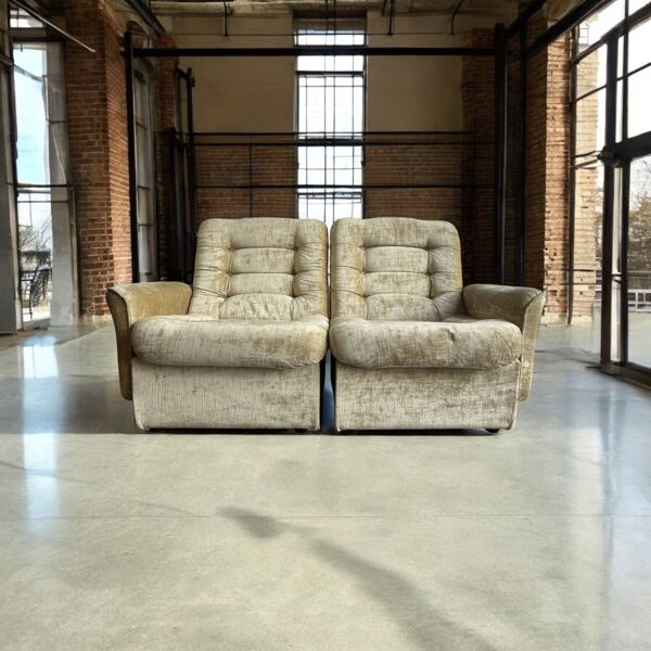 Deux places/canapé/sofa vintage des années 70