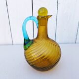 Old glass decanter Georges Sand Vintage