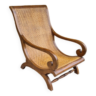 Colonial teak armchair