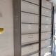 Set of 2 industrial (vintage) iron cabinets/shelves.
