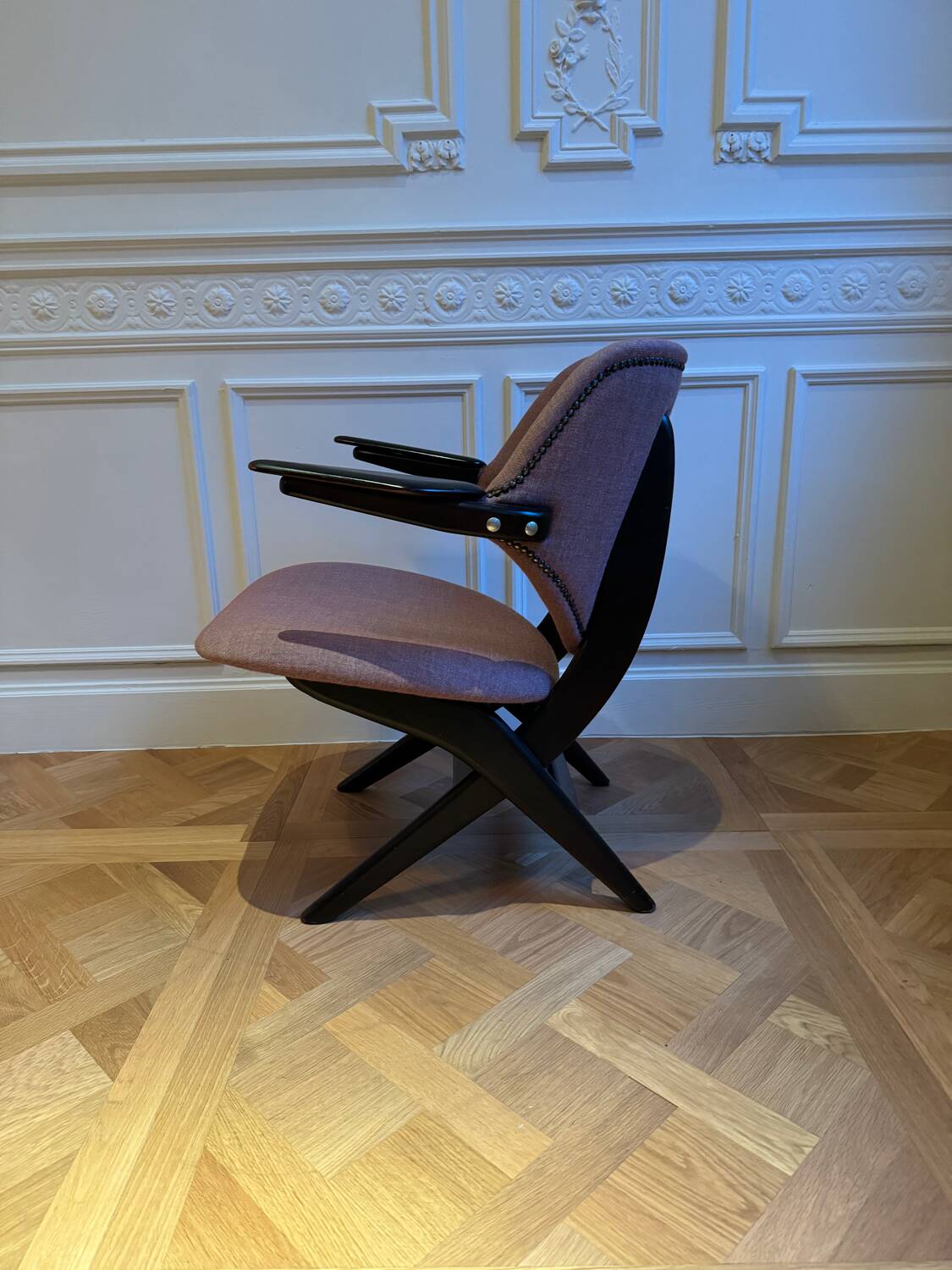 Paire de fauteuils Louis Van Teeffelen pour Webe