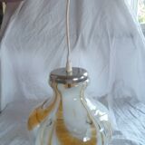 Murano glass ceiling light chandelier Space Age 70's design rolly vintage