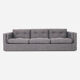 Canapé bergen gris mélange, design scandinave
