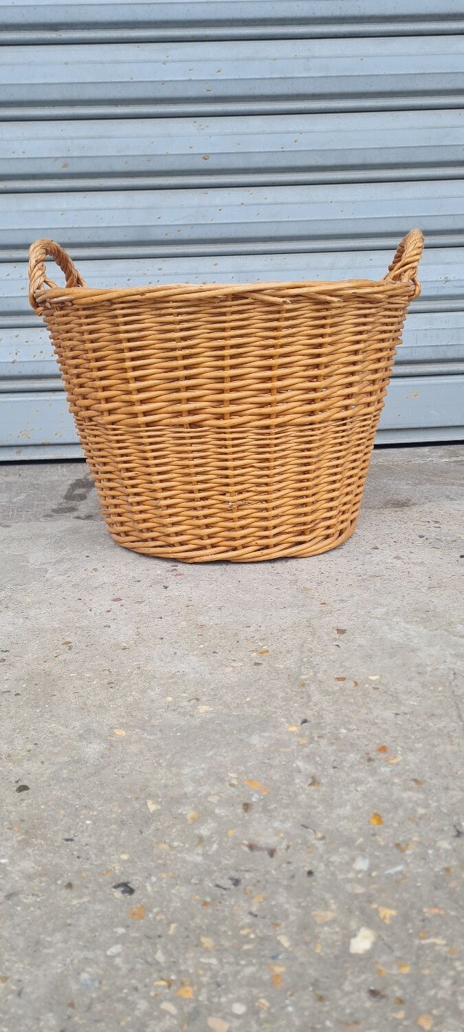 Vintage wicker basket