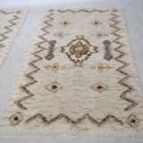 2 tapis berbères marocains en laine, années 1960