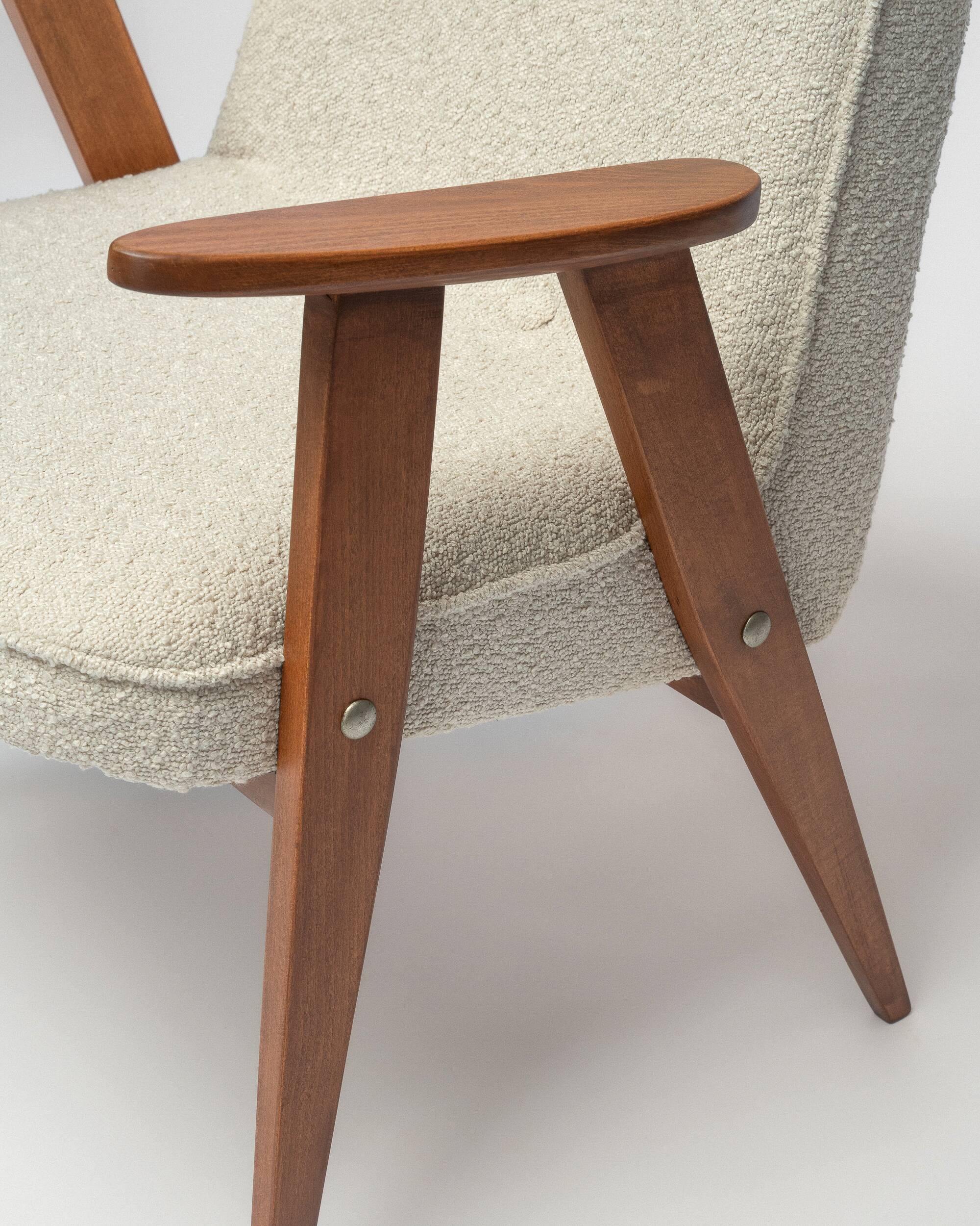Restored vintage Chierowski 366 armchair, mid-century modern