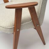 Restored vintage Chierowski 366 armchair, mid-century modern